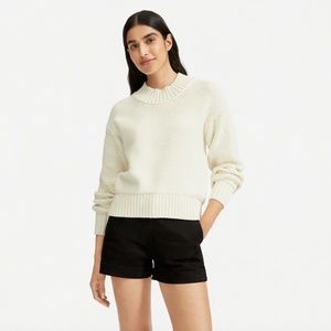 Everlane The Texture Cotton Cable Sweater